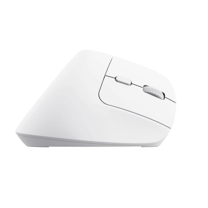 Mouse Trust Wireless Ergo Bayoii+ 25399 Multidispositivo Rf 2.4ghz Y 2xbt Dpi Ajustable 800-2400ppp 6 Botones Carga Usb-c Bla