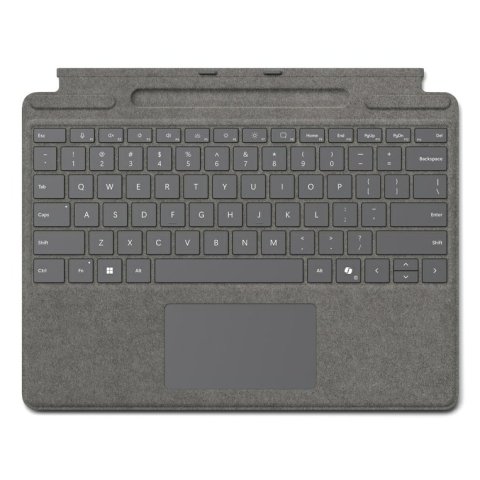 Type Cover Microsoft Surface Pro 10 Estuche De Teclado cubierta Color Plata