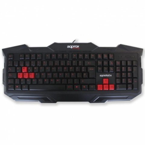 Teclado Approx Gaming Appwrath Altura Teclas Optomizadas8 Teclas Gaming