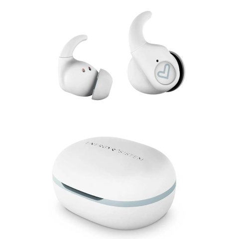 Auricular Intrauditivo Bluetooth Energy Sistem High Jump Bt 5.3 Deportivos Ipx5 Secure-fit+ 20h Manos Libres Color Blanco