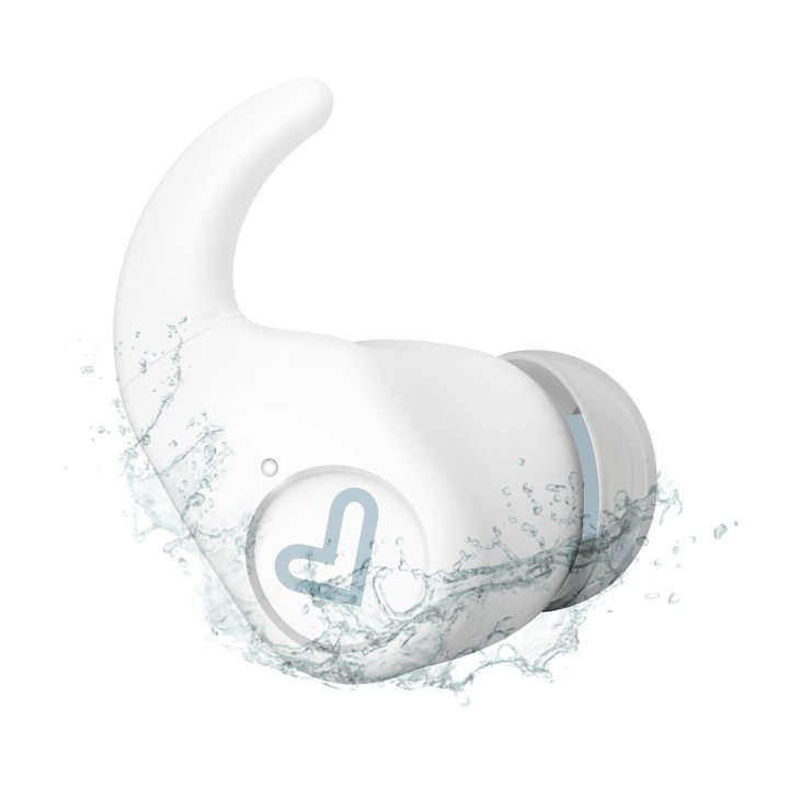 Auricular Intrauditivo Bluetooth Energy Sistem High Jump Bt 5.3 Deportivos Ipx5 Secure-fit+ 20h Manos Libres Color Blanco