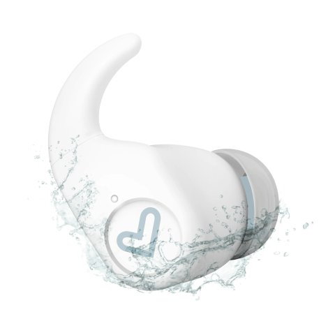 Auricular Intrauditivo Bluetooth Energy Sistem High Jump Bt 5.3 Deportivos Ipx5 Secure-fit+ 20h Manos Libres Color Blanco