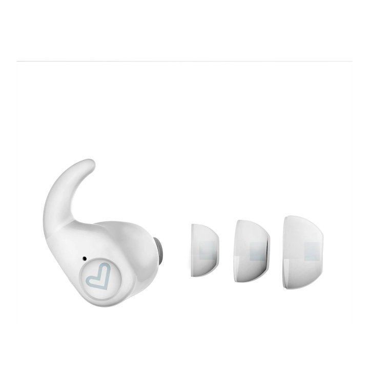 Auricular Intrauditivo Bluetooth Energy Sistem High Jump Bt 5.3 Deportivos Ipx5 Secure-fit+ 20h Manos Libres Color Blanco