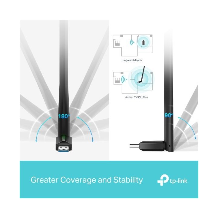 Usb Wifi 6 Tplink Archer Tx35u Plus Ax1800...