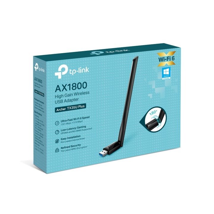 Usb Wifi 6 Tplink Archer Tx35u Plus Ax1800...