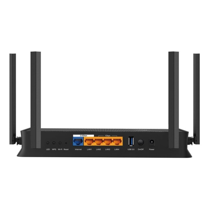 Router Wifi 7 Dualband Tp-link Archer Be230 3.6gbps 1xwan 2.5gps 1x2.5gbps 3x1gbps 2882mbps En 5ghz Vpn Wpa3