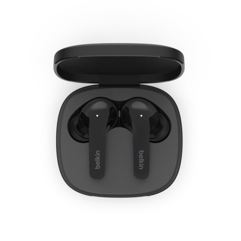 Headset Intrauditivo Bluetooth Belkin Auc006btbk Soundform Flow Con Cancelacion De Ruido Negro