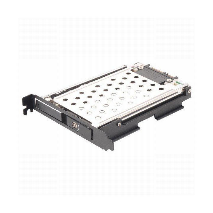 Adaptador Hotswap Coolbox Slim Chase Para Disco Duro 2.5 Slot-in Con Llave De Seguridad