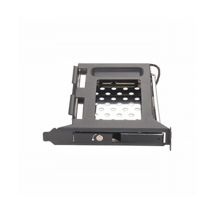 Adaptador Hotswap Coolbox Slim Chase Para Disco Duro 2.5 Slot-in Con Llave De Seguridad