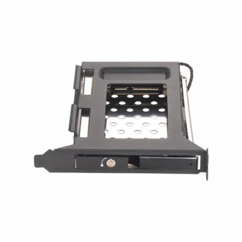 Adaptador Hotswap Coolbox Slim Chase Para Disco Duro 2.5 Slot-in Con Llave De Seguridad