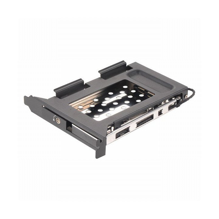 Adaptador Hotswap Coolbox Slim Chase Para Disco Duro 2.5 Slot-in Con Llave De Seguridad