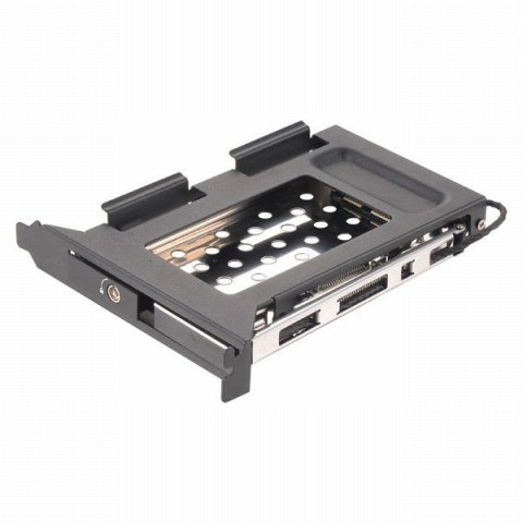 Adaptador Hotswap Coolbox Slim Chase Para Disco Duro 2.5 Slot-in Con Llave De Seguridad
