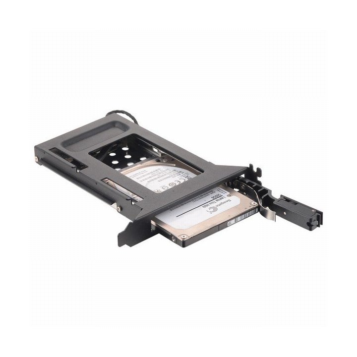 Adaptador Hotswap Coolbox Slim Chase Para Disco Duro 2.5 Slot-in Con Llave De Seguridad