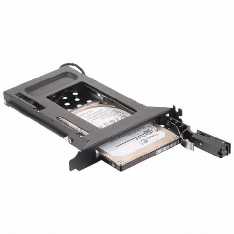 Adaptador Hotswap Coolbox Slim Chase Para Disco Duro 2.5 Slot-in Con Llave De Seguridad