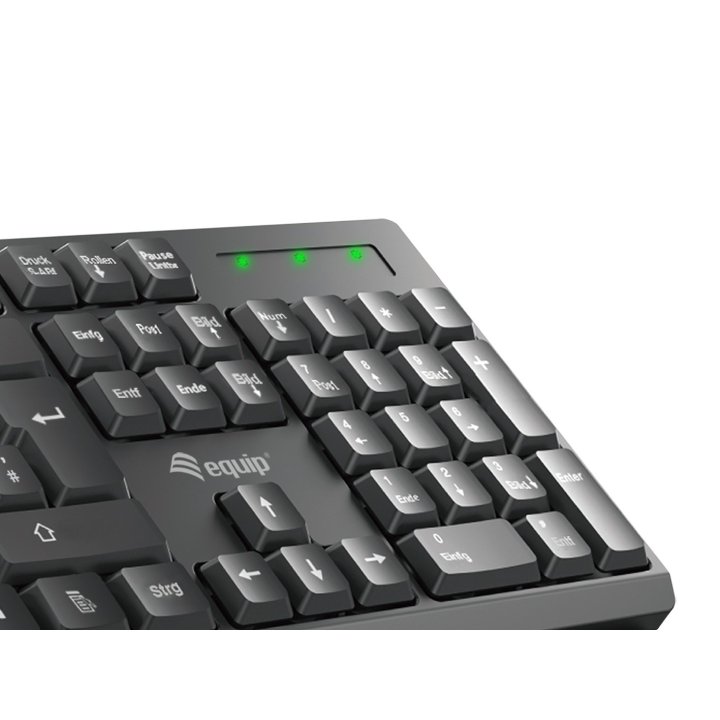 Teclado Y Mouse Equip Life Wireless Combo 2.4ghz Color Negro Portugues 245221