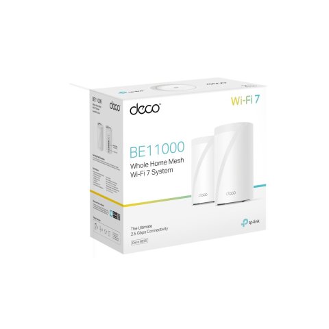 Punto De Acceso Interior Mesh Wifi 7 Tp-link Tribanda 2-pack Be9300 5760mbps 6ghz 2880mbps 5ghz 4xlan 2.5gb 