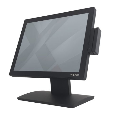 Ordenador Tpv Approx Apptpv04capvfd Negro 15" Tactil Resistiva 1024x768 Intel Celeron N5105 4gb Ddr4m.2 64gb Lector De Tarjet