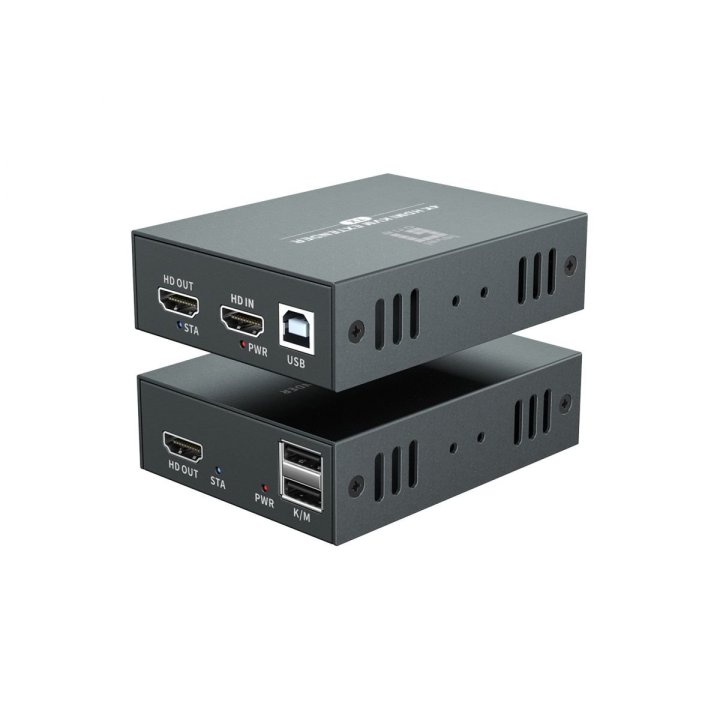 Extensor Hdmi 4k + Usb Sobre Cat6 Hasta 100...