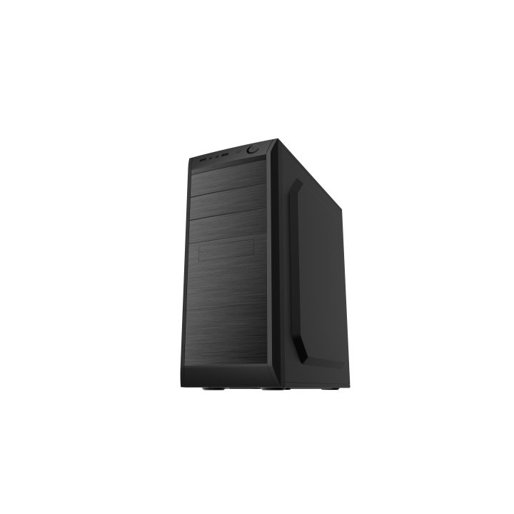 Caja Atx Semitorre Coolbox F750 Black Usb3.0 Sin Fuente De Alimentacion