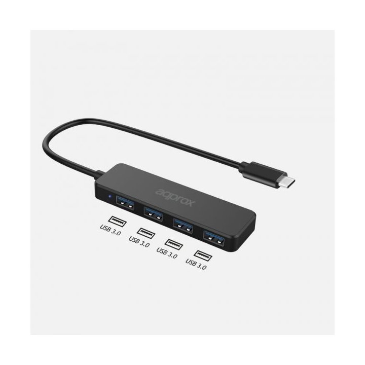 Hub Usb-c Approx Appc54 A 4xusb-a 3.1