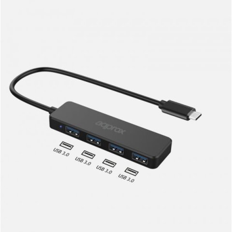 Hub Usb-c Approx Appc54 A 4xusb-a 3.1