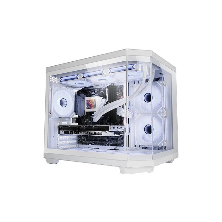 Caja Microatx Gaming Mars Gaming Mc3tcoremw Triple Cristal Templado Gpu 415mm 2x3.5 3x2.5 Blanco