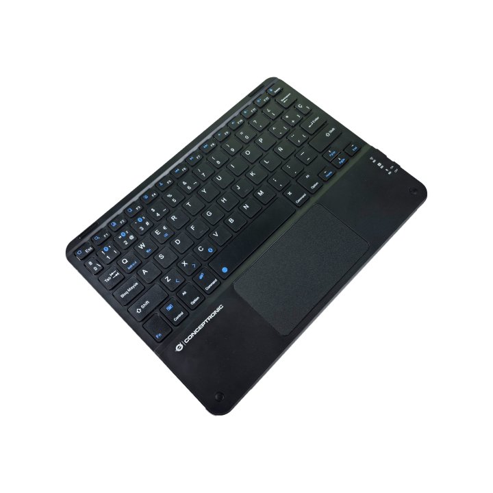 Teclado Mini Bluetooth 10" Conceptronic Con Touchpad Tobin01es
