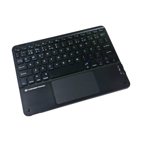 Teclado Mini Bluetooth 10" Conceptronic Portugues Con Touchpad Tobin01pt
