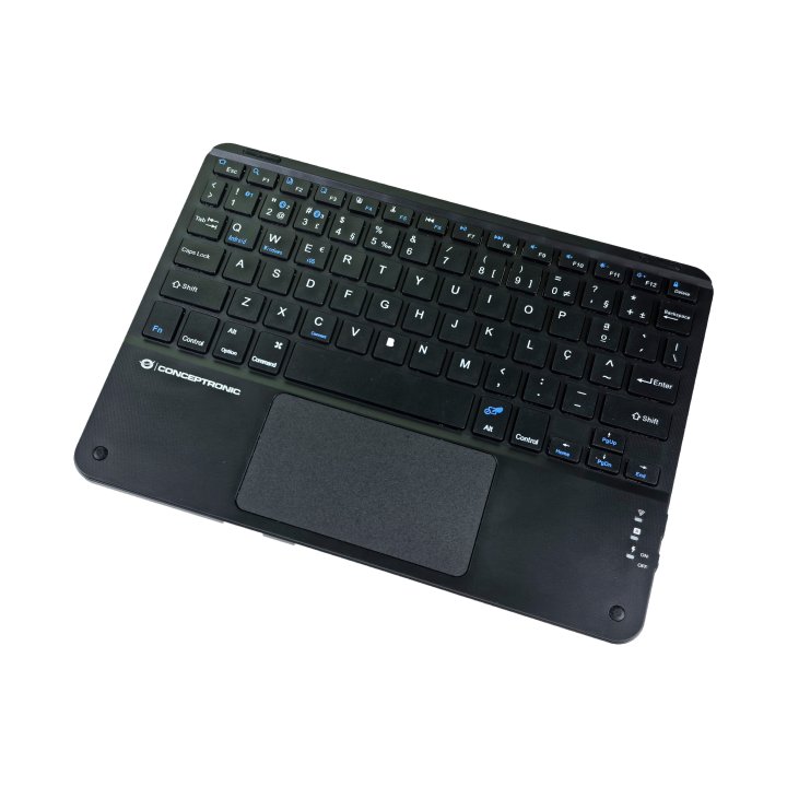 Teclado Mini Bluetooth 10" Conceptronic Portugues Con Touchpad Tobin01pt
