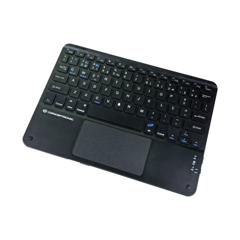 Teclado Mini Bluetooth 10" Conceptronic Portugues Con Touchpad Tobin01pt
