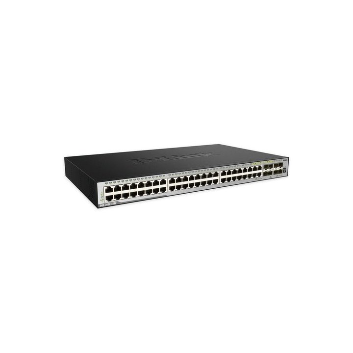 Switch Gestionable L3 D-link Stackable Dgs-3630-52tc si L3 48p Giga + 4p Combo 1000baset Sfp+