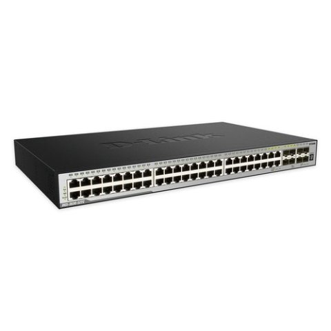Switch Gestionable L3 D-link Stackable Dgs-3630-52tc si L3 48p Giga + 4p Combo 1000baset Sfp+