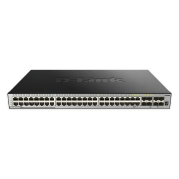 Switch Gestionable L3 D-link Stackable Dgs-3630-52tc si L3 48p Giga + 4p Combo 1000baset Sfp+ 2
