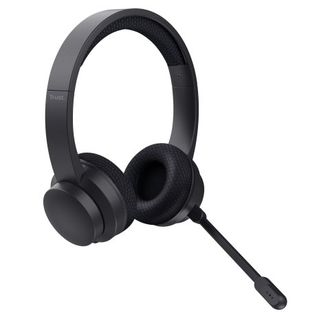 Headset Trust Ayda 25463 Wireless Supraaural Microfono Con Cancelacion De Ruido Y Diadema Ajustable 