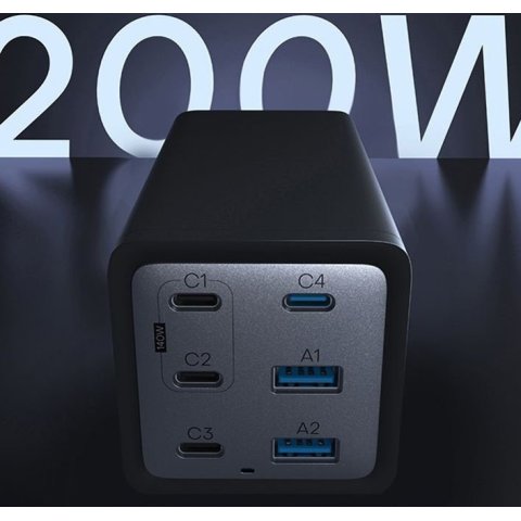 Cargador Conceptronic 200w 
Usb-cx4 Usb-ax2...
