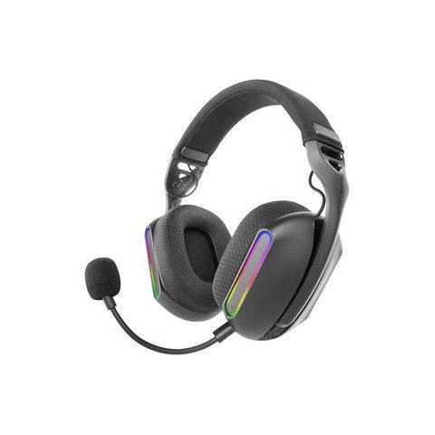 Headset Bluetooth Mars Gaming Mhwpro 7.1 Tecnologia 3d Bt 2.4ghz Jack 3.5mm Argb Bat 40h Negro