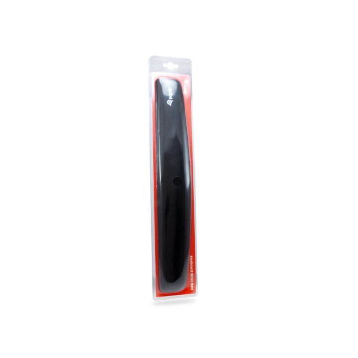 Reposamuñecas De Gel Para Teclado Equip Life Color Negro                                            
