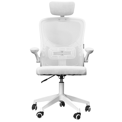 Silla Ergonomica Mars Gaming Mgcergoplusw Blanco Malla Transpirable Reposacabezas Reposabrazos Ajustable
