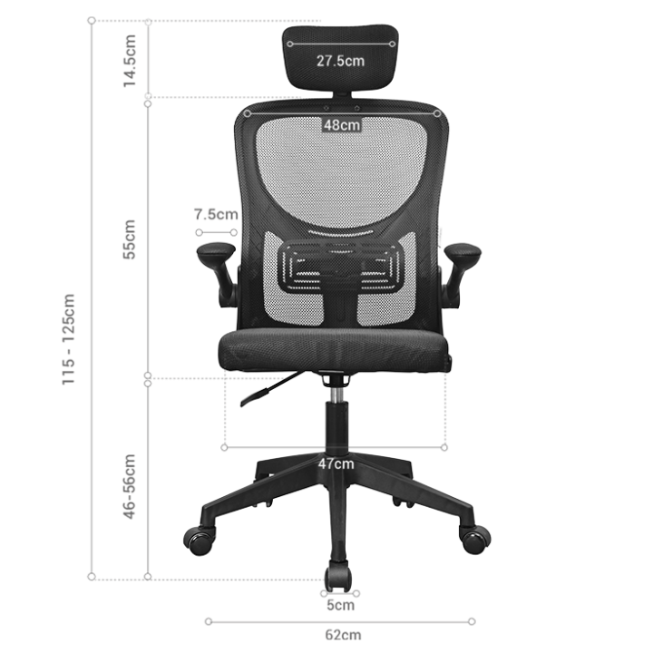 Silla Ergonomica Mars Gaming Mgcergoplusbk...