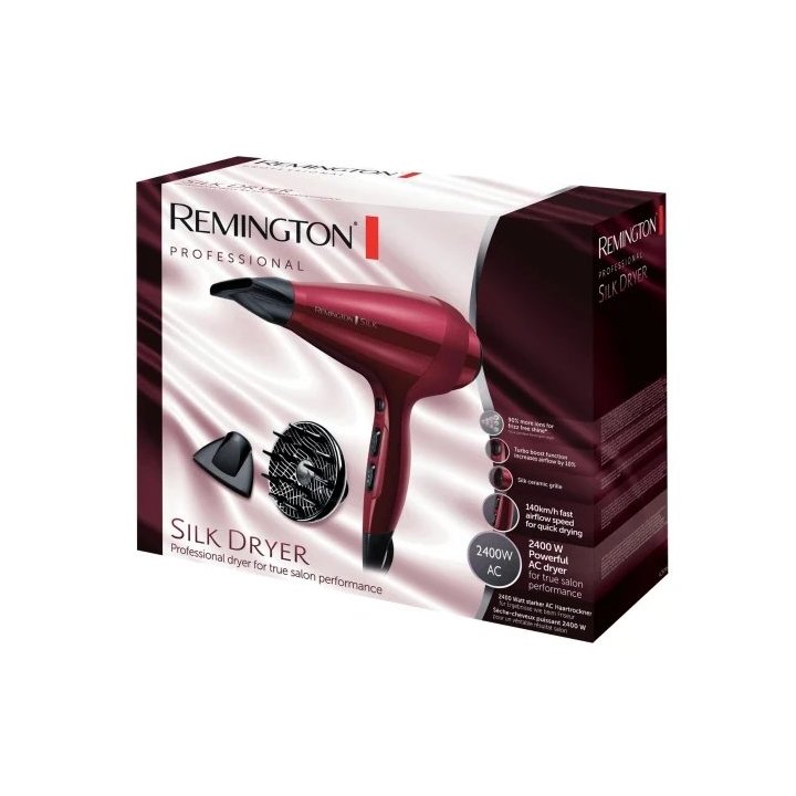Secador De Pelo Remington Ac9096 Ionico Ac Silk...