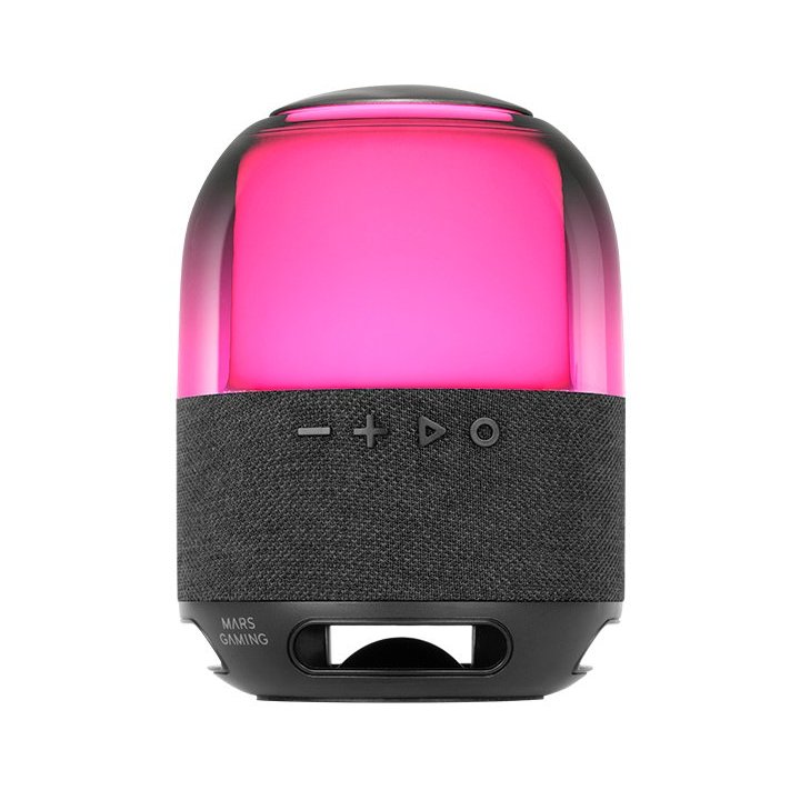 Altavoz Bluetooth Portable Mars Gaming Msflow Negro 15w Deepbass Bt Microsd Rgb 360 Bat 6h