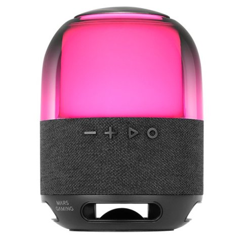 Altavoz Bluetooth Portable Mars Gaming Msflow Negro 15w Deepbass Bt Microsd Rgb 360 Bat 6h