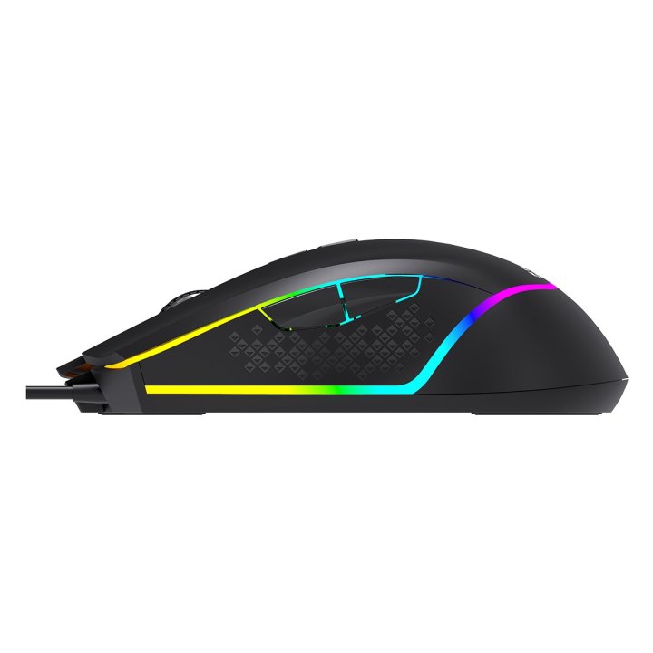 Mouse Unykach Gaming Nova M244 6400dpi Iluminacion Rgb 
