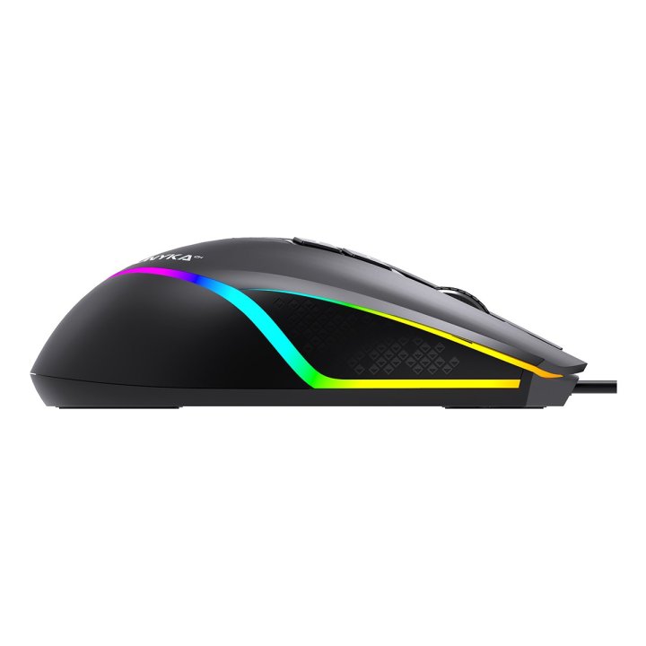 Mouse Unykach Gaming Nova M244 6400dpi Iluminacion Rgb 