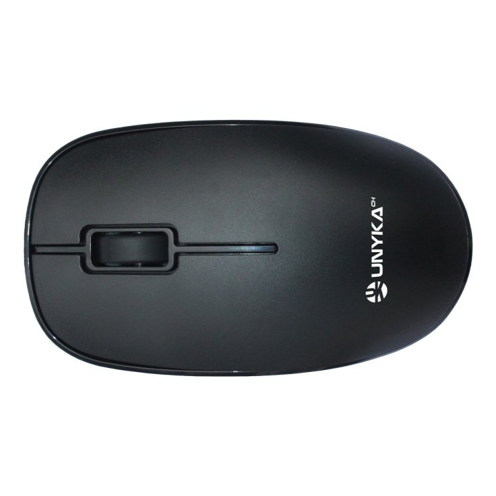 Teclado Y Mouse Unykach Wireless Mk288 Pro Nano Compacto 1200dpi 2.4g Negro