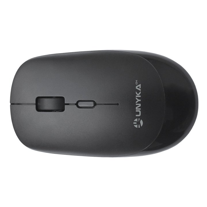 Teclado Y Mouse Unykach Wireless Mk212 Pro Slim 2.4g 1600dpi Nano Receptor Ultradelgado