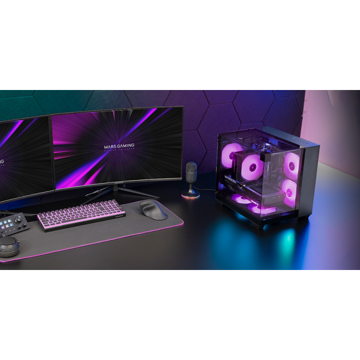 Caja Microatx Gaming Mars Gaming Mcvisionm...