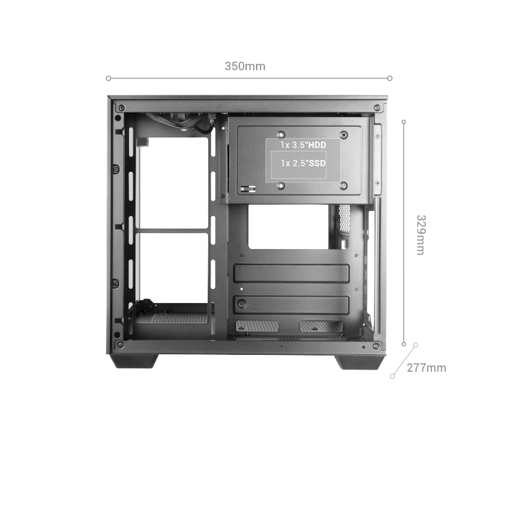 Caja Microatx Gaming Mars Gaming Mcvisionm...