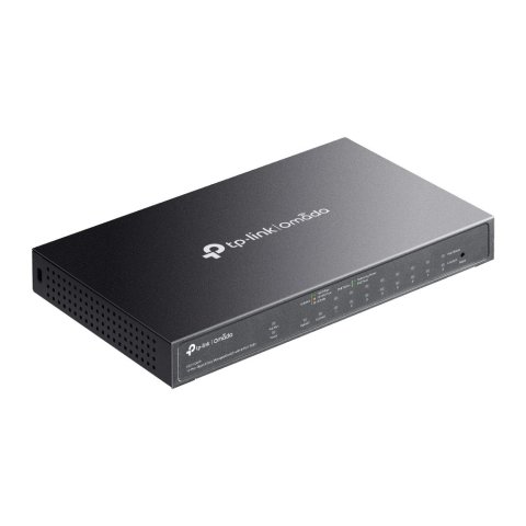 Switch Semigestionable Tp-link Es210gmp 10p 1gb  8xpoe+ 30w Max 123w 1x Sfp Facil Gestion Vlan igmpcarcasa Metalica