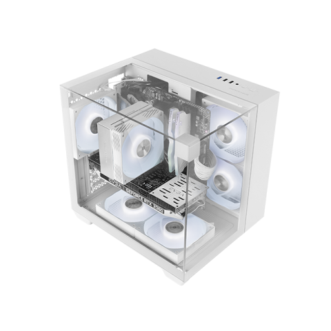 Caja Microatx Gaming Mars Gaming Mcvisionmw...